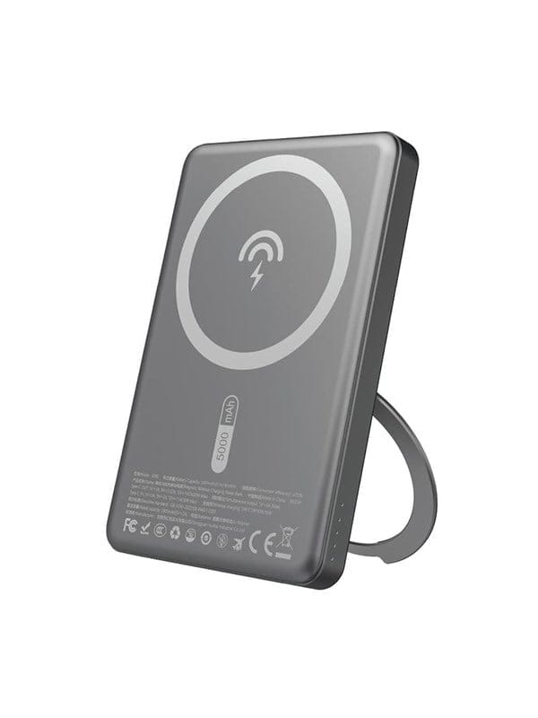 Dudao K28S 20W PD 5000mAh Powerbank with MagSafe and Stand - Gray Powerbank (Akku) - Grau - 5000 mAh