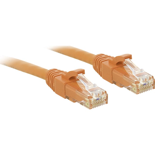 Lindy patch cable - 1 m - orange - Orange - 1m