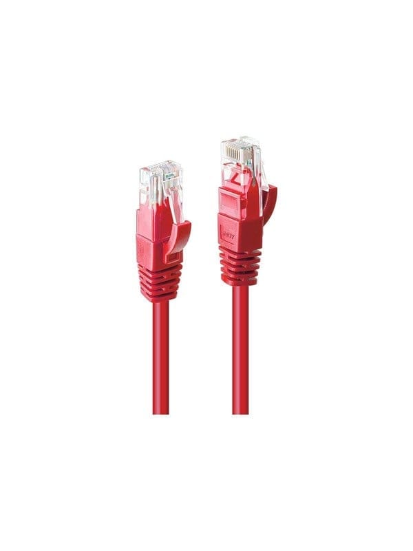 Lindy patch cable - 10 m - red - Rot - 10m