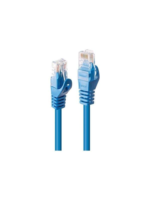 Lindy Basic patch cable - 5 m - blue - Blau - 5m