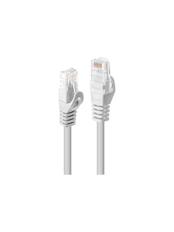Lindy Basic patch cable - 2 m - white - Weiß - 2m