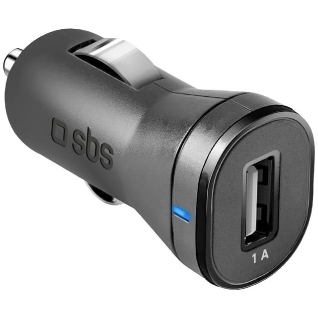 SBS Car Charger with 1A USB A - Black