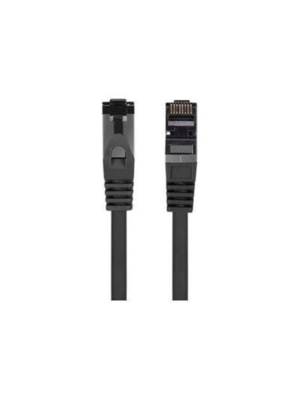 Lanberg patch cable - 25 cm - black - Schwarz - 0.25m