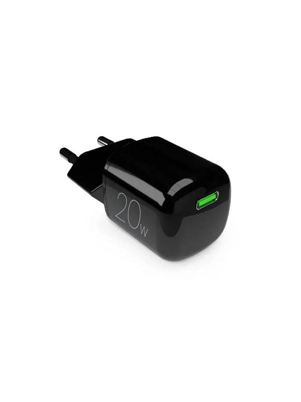 Puro MiniPro 20W USB-C Wall Charger - GAN Technology - Black