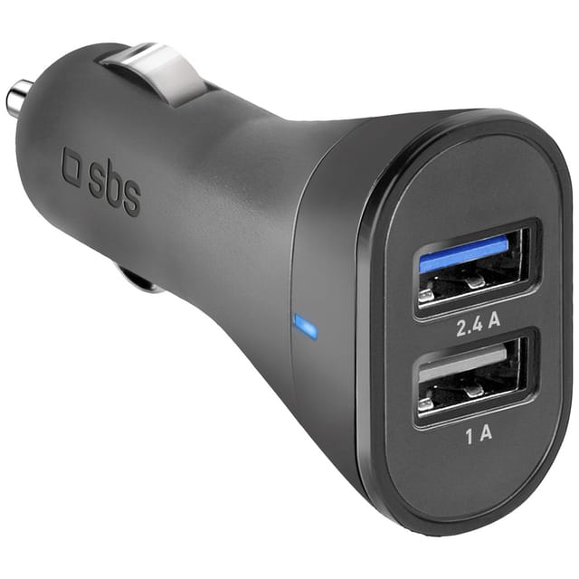 SBS Car Charger 12W - Black