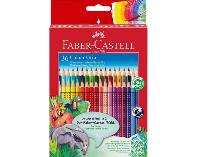 Faber-Castell Buntstift Colour Grip 36er Kartonetui