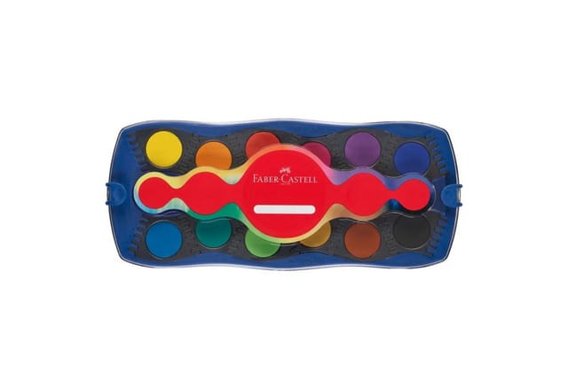 Faber-Castell Farbkasten Connector 24 Farben blau