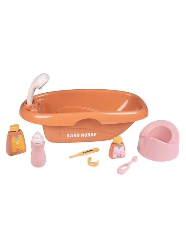 Smoby Baby Nurse Doll Bath Set - 9pcs.