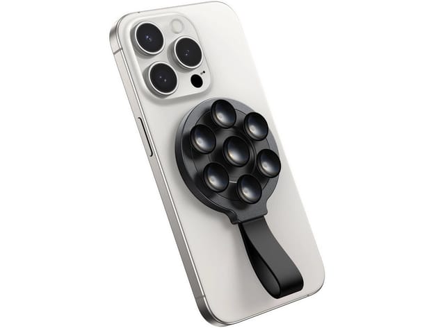 Joyroom JR-ZS393 magnetic phone holder with suction cups - black