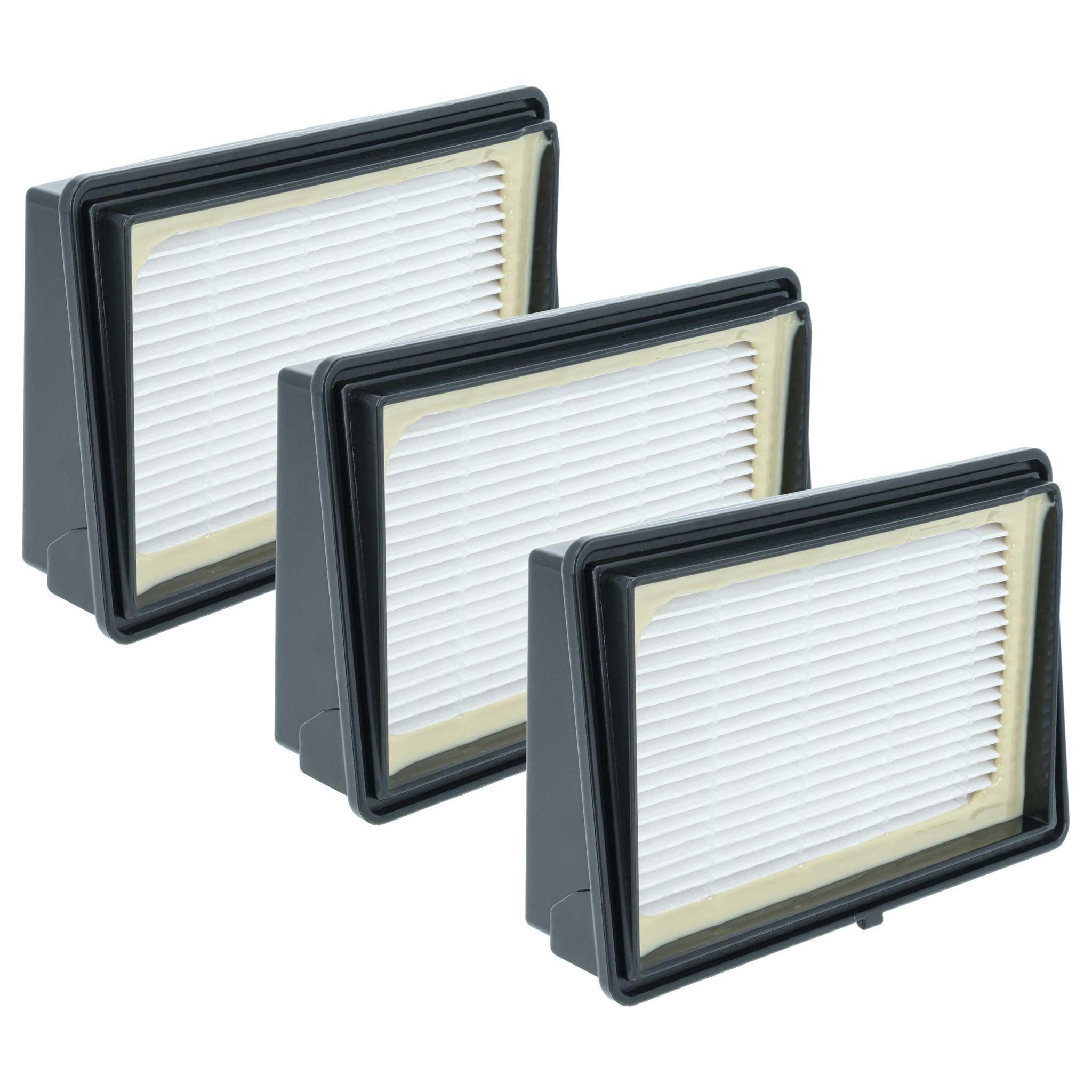 Vhbw 3x Staubsaugerfilter Kompatibel Mit Samsung Sc8551, Sc8571, Sc 8580, Sc8581, Sc8552, Sc8585, Sc8583 Staubsauger - Hepa-filter Schwarz Weiß