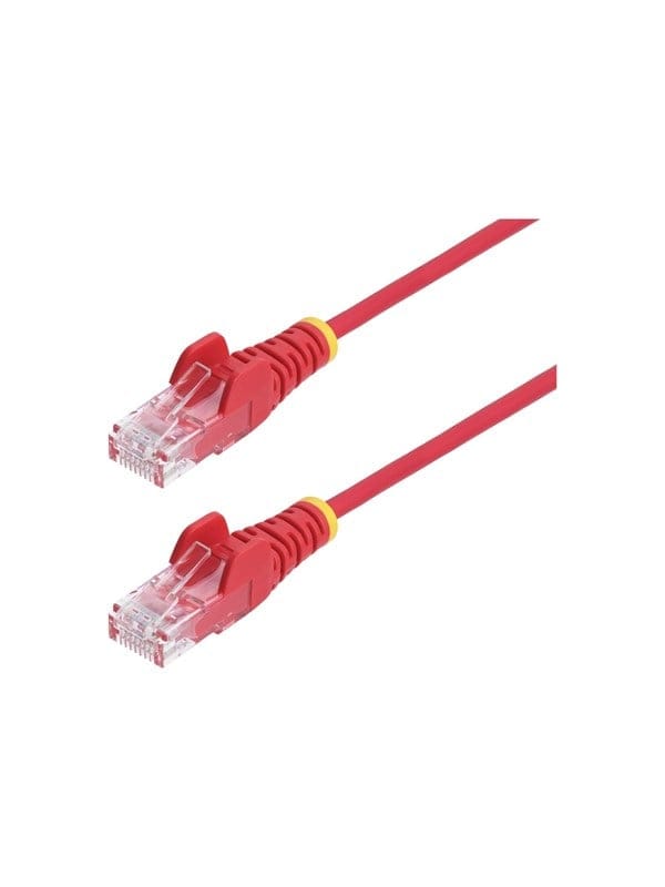 StarTech.com patch cable - red - Rot - 0.25m