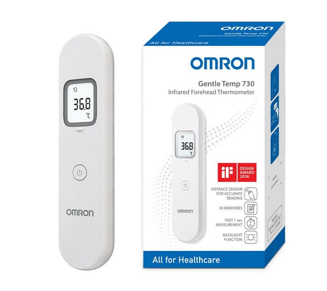 Omron Thermometer Gentle Temp 730 - Infrarot-Stirnthermometer