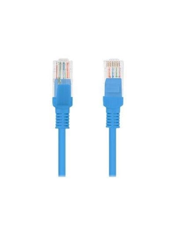 Lanberg patch cable - 10 m - blue RAL 5012 - Blau - 10 meter