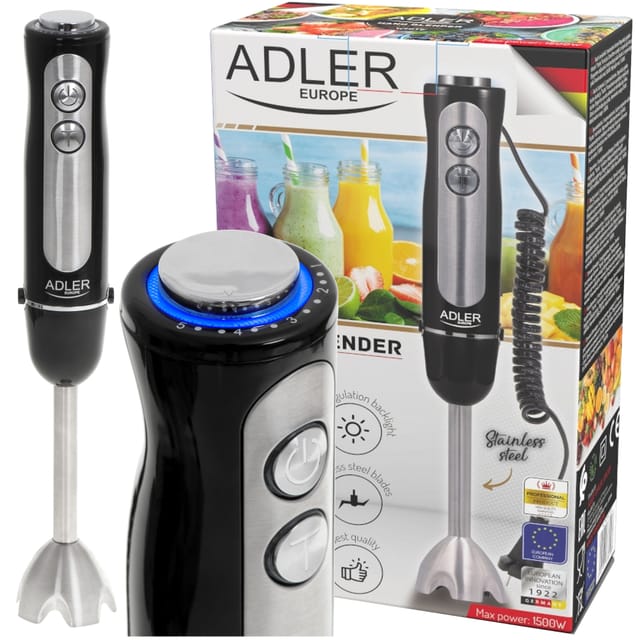 Adler Stabmixer AD 4625 - hand blender - black - 1500 W