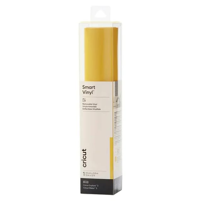 Cricut Smart Vinyl - craft material - 33 cm x 3.6 m - maize - vinyl