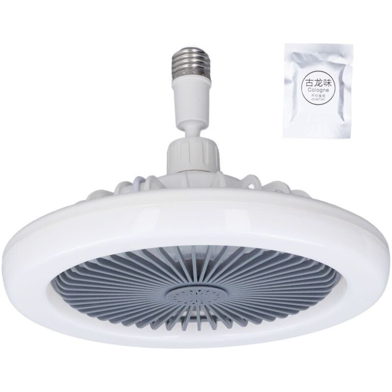 Verstellbarer Deckenventilator Mit Integrierter Beleuchtung, E27-fassung – 85–265 V, Ideal Für Wohn- Oder Schlafzimmer, Einfache Installation