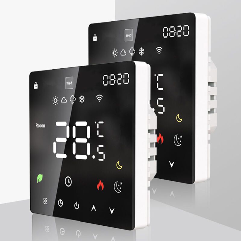 Intelligenter Thermostat Für Elektrische Warmwasserbereiter – Lcd-display + Wochenprogrammierung – Universalmodell