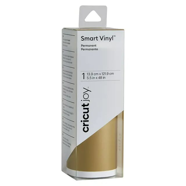 Cricut Joy Smart Vinyl - craft material - 13.9 x 121.9 cm - gold - vinyl
