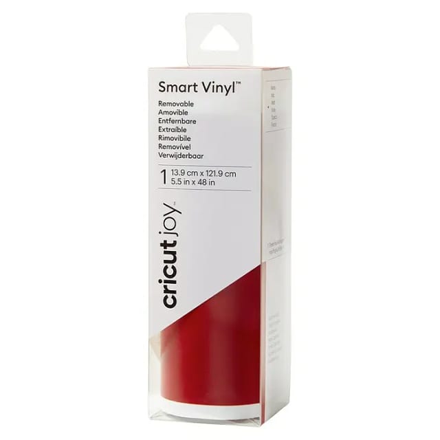 Cricut Joy Smart Vinyl - craft material - 13.9 x 121.9 cm - cardinal red - vinyl