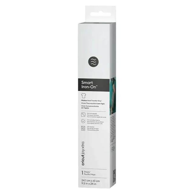 Cricut Smart Iron-On - craft material - 24.1 x 60.9 cm - 1 sheet - white