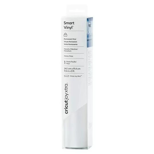Cricut Joy Smart Vinyl - craft material - 24.1 x 91.4 cm - silver - vinyl