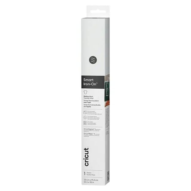 Cricut Smart Iron-On - heat transfer material - 33 cm x 90 cm - white