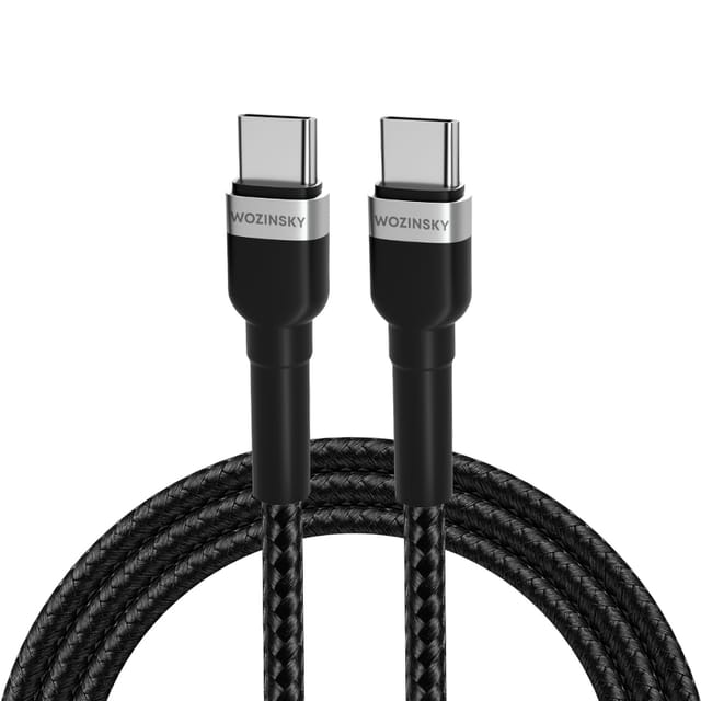 Wozinsky WNBCC2 USB-C / USB-C PD 65W 2 m Cable - Black