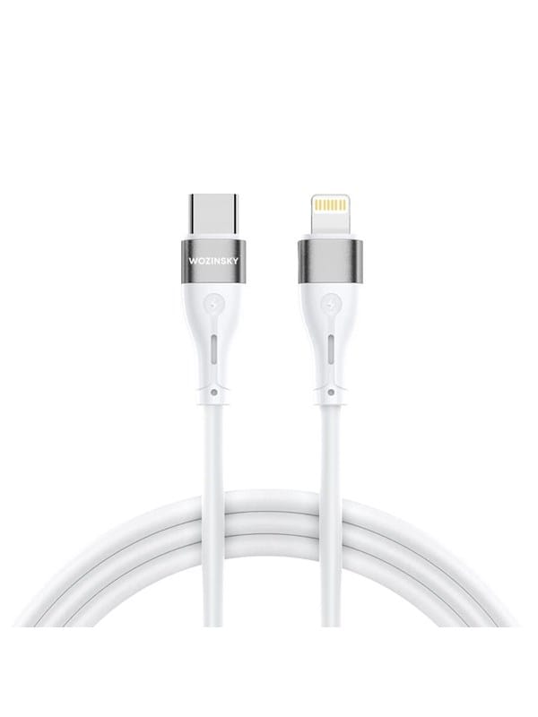 Wozinsky WSTCL1 Lightning / USB-C PD 27W 1 m Cable - White
