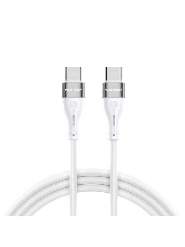Wozinsky WSTCC1 USB-C / USB-C PD 65W 1 m Cable - White