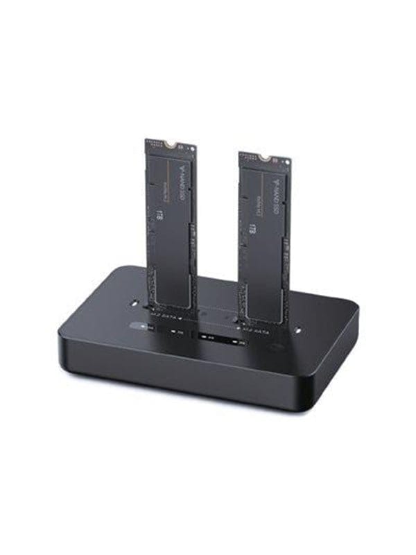 Gembird - SSD docking station - M.2 Card (PCIe NVMe & SATA) - USB-C 3.2 (Gen 2x2)