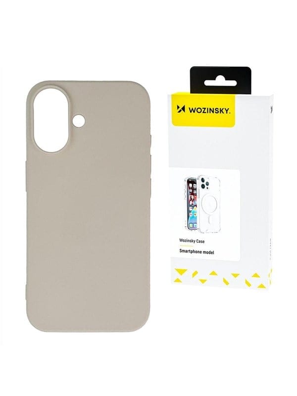 Wozinsky Silicone Case Flexible Silicone Case for Samsung Galaxy S25 Ultra - Beige
