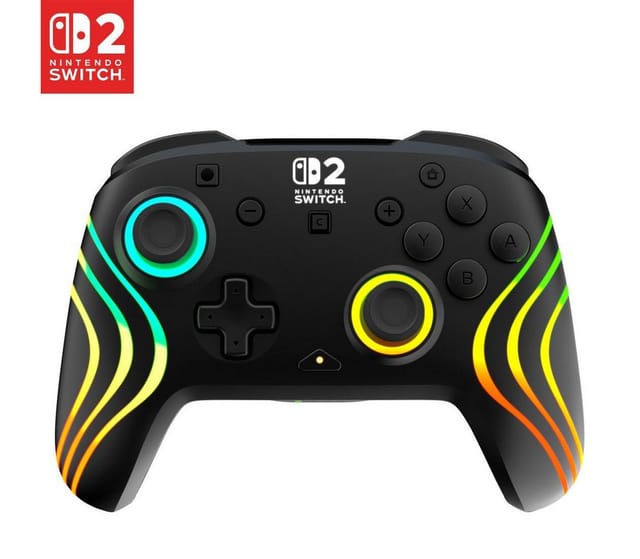Turtle Beach Afterglow Wave - Black - Wireless Controller - Nintendo Switch 2
