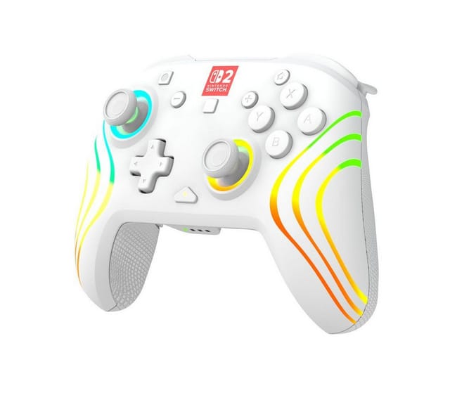 Turtle Beach Afterglow Wave - White - Wireless Controller - Nintendo Switch 2