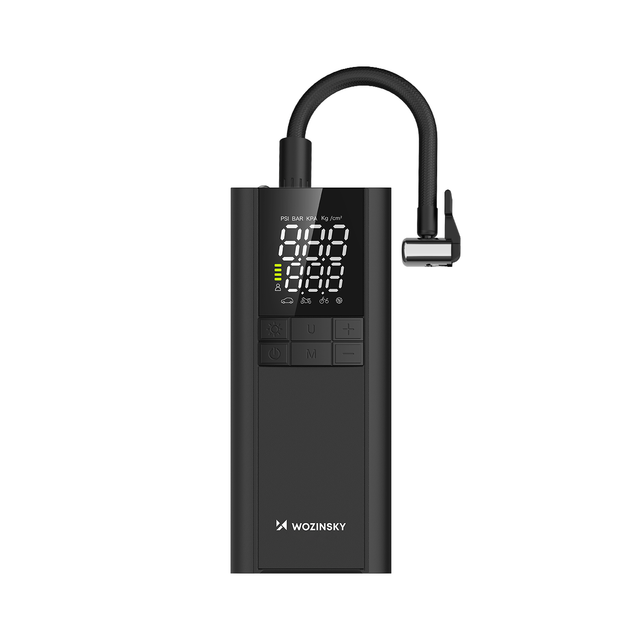 Wozinsky WPEP-8000 Compressor Electric Pump Powerbank 8000mAh Flashlight - Black Powerbank (Akku) - schwarz - 8000 mAh