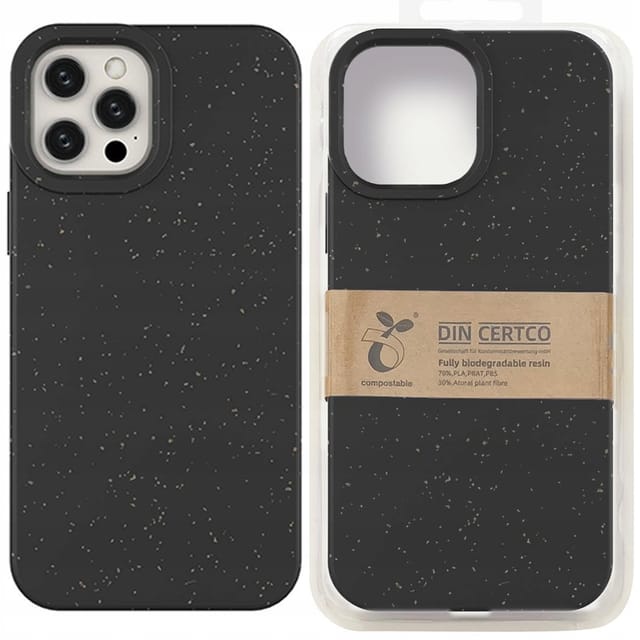 Hurtel Eco Case Case for iPhone 14 Plus Silicone Degradable Cover Black