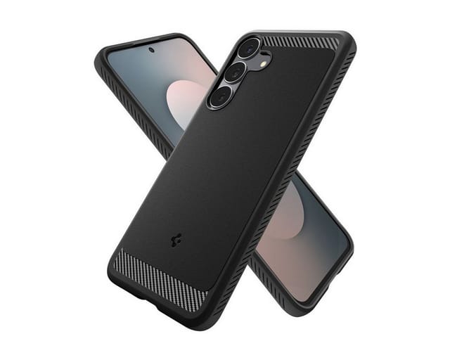Spigen Rugged Armor - matte black - Samsung Galaxy S25 FE