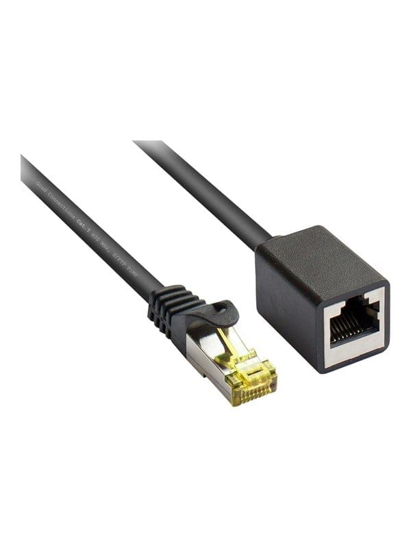 Alcasa electronik Good Connections RNS patch extension cable - 50 cm - black - Schwarz - 0.5 meter