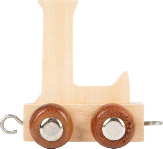 Small Foot - Wooden Letter Train - L - 12 pieces
