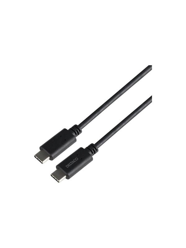 Deltaco - USB-C cable - 24 pin USB-C to 24 pin USB-C - 2 m