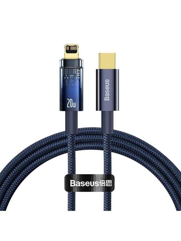 Baseus CATS000003 Lightning - USB-C cable 20W 480Mb/s 1m - blue