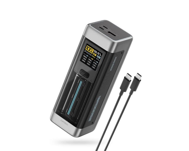 CUKTECH CUK00P23GLBK 210W 2 x USB-C 1 x USB-A Powerbank (Akku) - schwarz - 25000 mAh