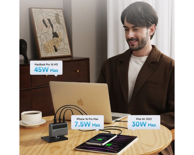 CUKTECH P+Series No. 15 150W Powerbank (Akku) - Grau - 20000 mAh