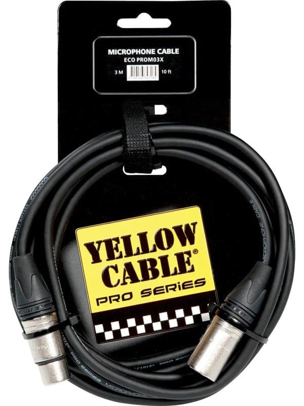 Yellow Cable PROM03X - Neutrik XLR/XLR 3m.