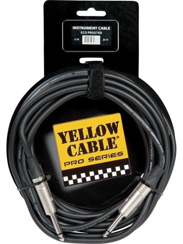 Yellow Cable PRO76D - Neutrik 1/4 Klinke/Klinke-Kabel 6 Meter