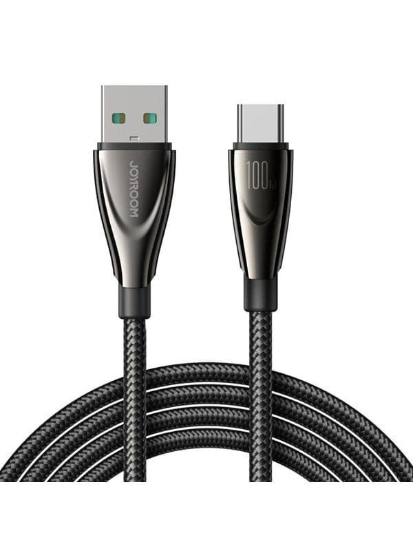 Joyroom Pioneer Series SA31-AC6 USB-A / USB-C Cable 100W 1.2m - Black
