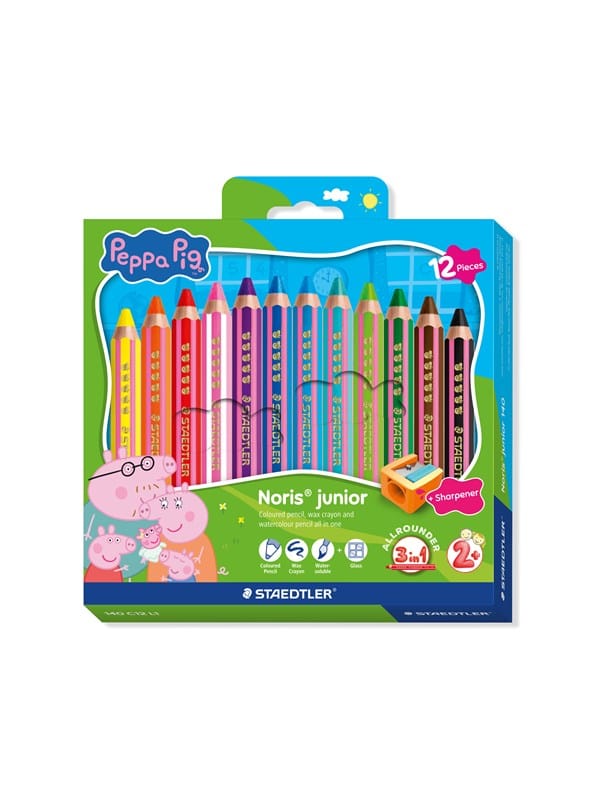 Staedtler Peppa Pig 3?in?1 coloured pencil 12 pcs 100% PEFC