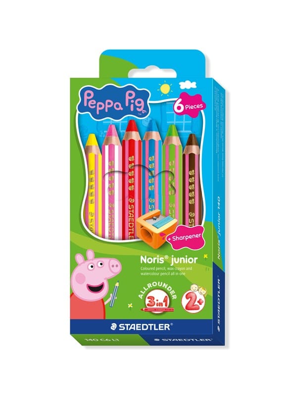 Staedtler Peppa Pig 3?in?1 coloured pencil 6 pcs 100% PEFC