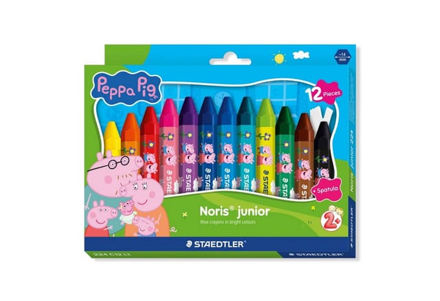Staedtler Peppa Pig wax crayons 12 pcs