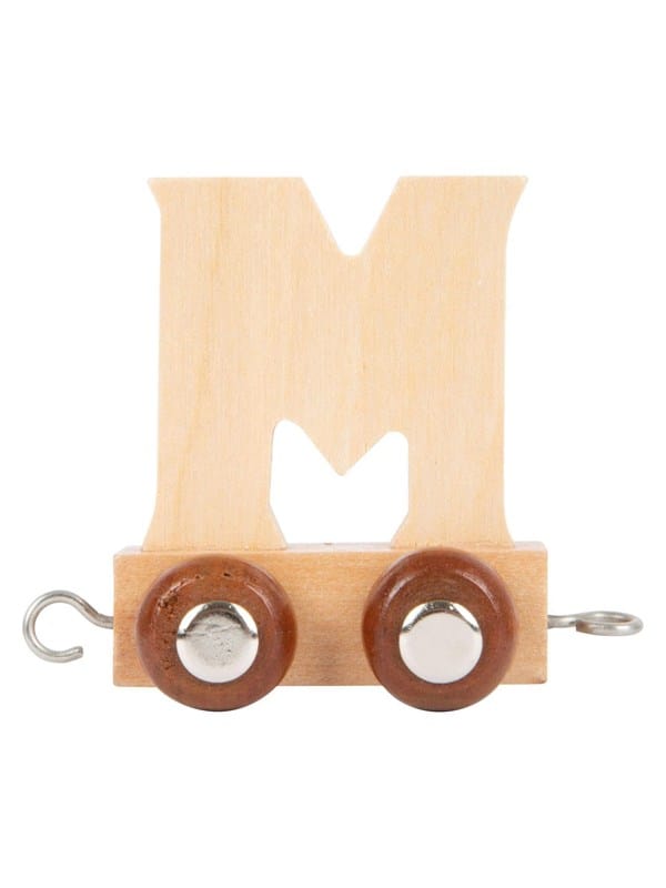 Small Foot - Wooden Letter Train - M - 12 pieces