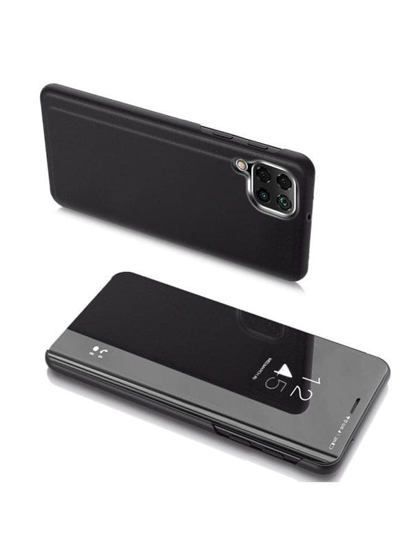 Hurtel Clear View Case Cover for Samsung Galaxy A22 4G Black